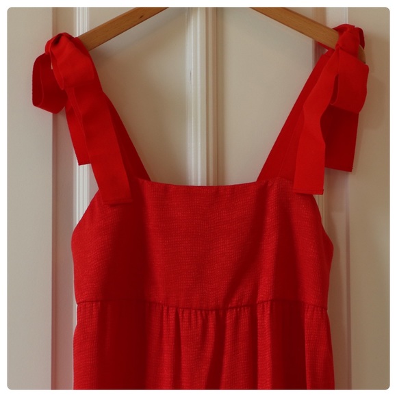 ALICE& + OLIVIA Cynthia Tie Shoulder Midi Dress - Picture 7 of 12